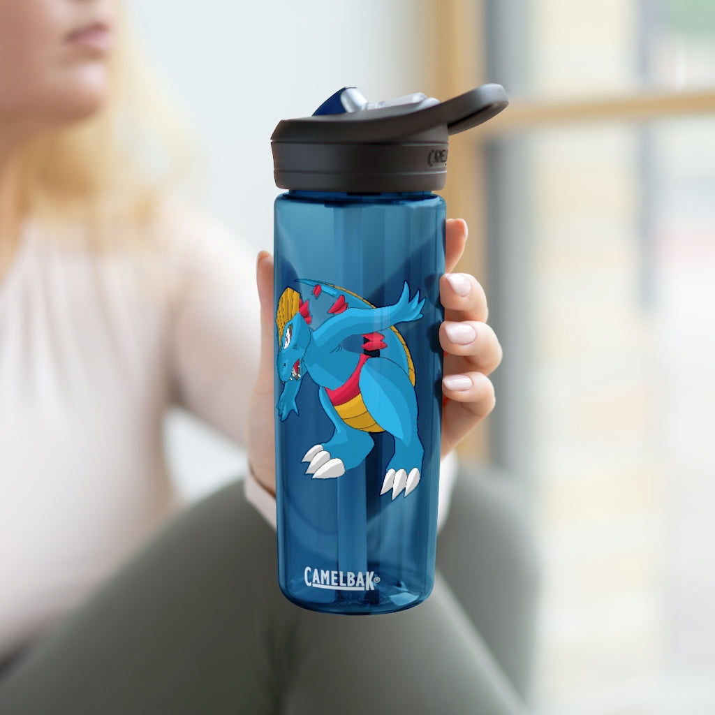 Blastdile CamelBak Eddy® Water Bottle in 20oz and 25oz sizes, showcasing its durable Tritan™ material and spill-proof design.